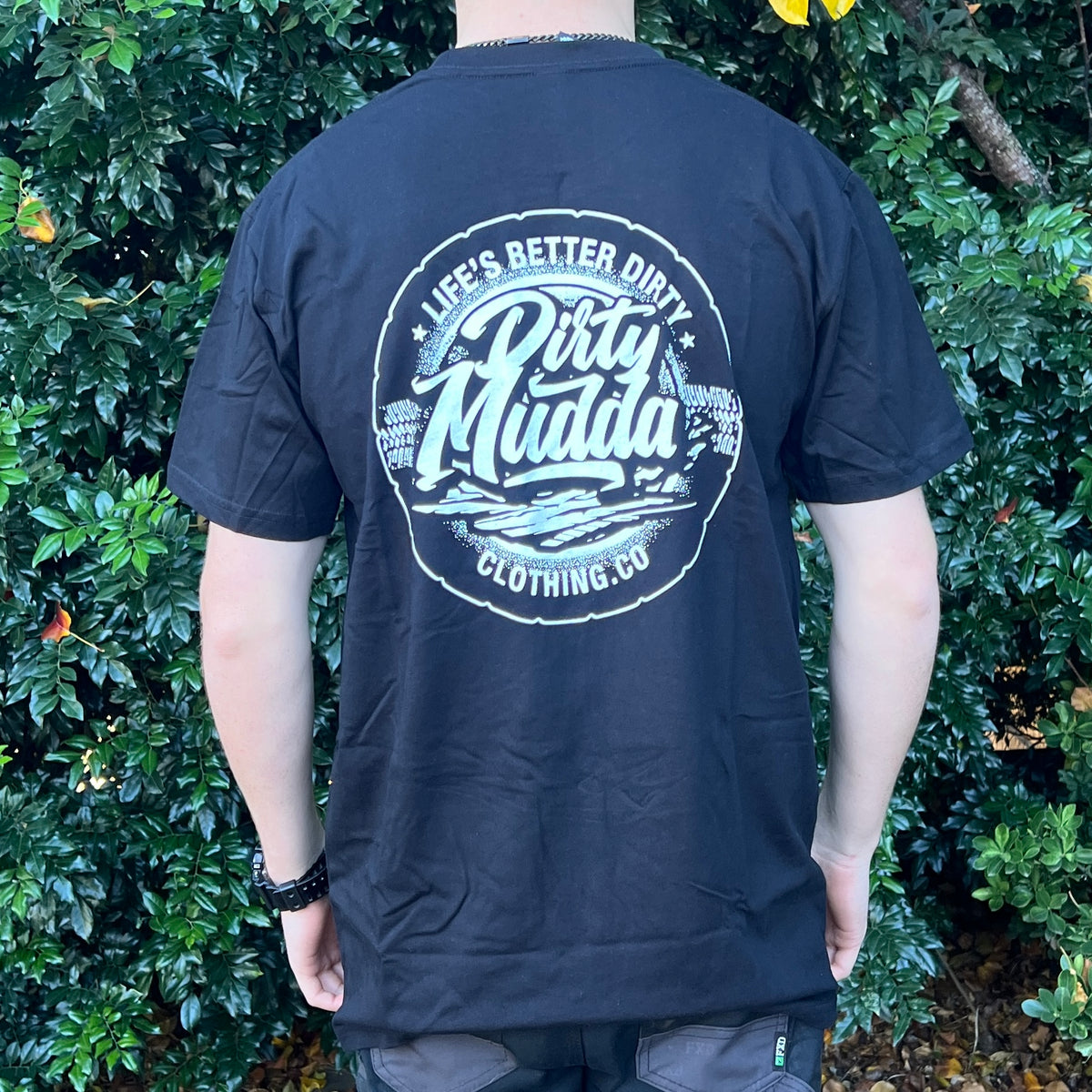 Dirty Mudda Black White Logo (Men's)